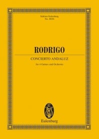 Rodrigo: Concierto andaluz (Study Score) published by Eulenburg